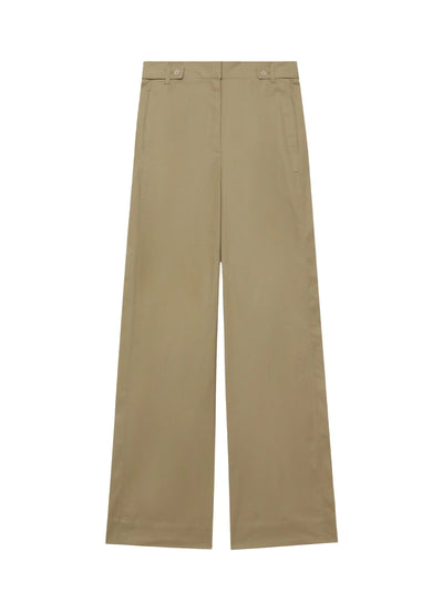 Wide Leg Trouser (Khaki)