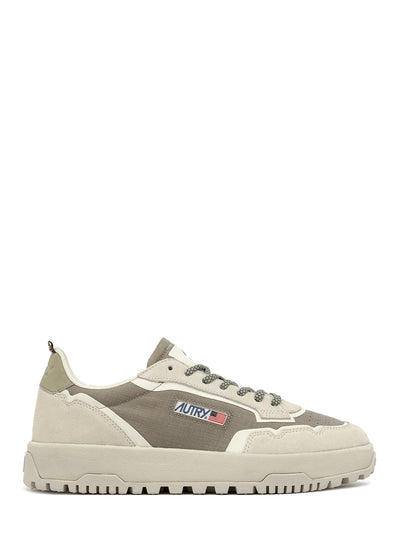 Wildpace Low Sneakers In Cordura And Suede (Elmond/White) (Men)