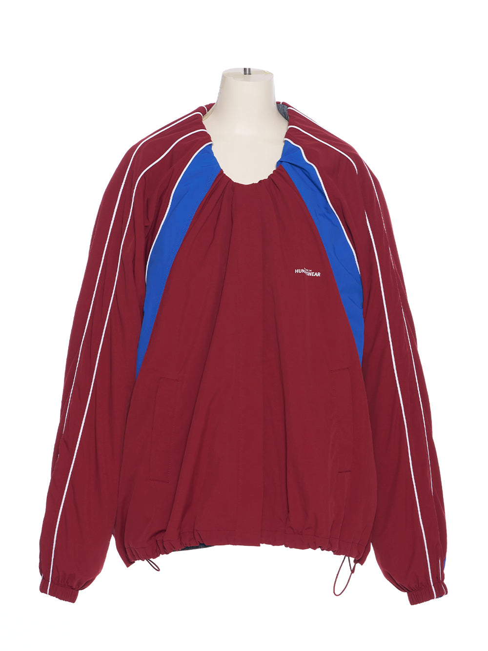 Wine Denim Combi Reversible Jacket (Wine)