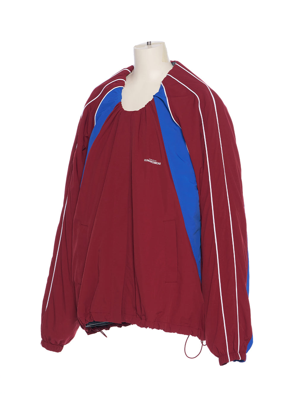 Wine Denim Combi Reversible Jacket (Wine)