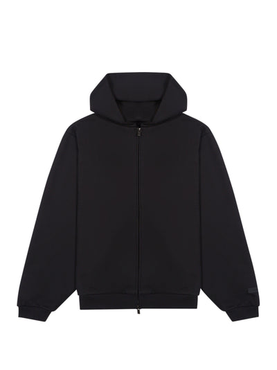 Women Classic Full Zip-Up Hoodie (Jet Black)