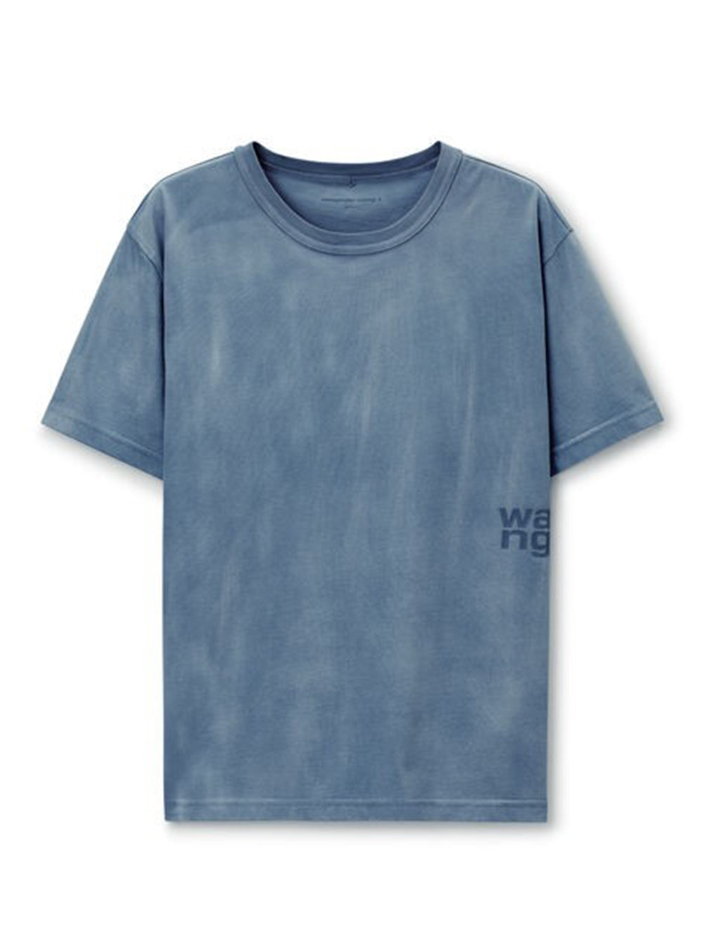 Women Cotton-Jersey Logo Tee (Washed Blue)