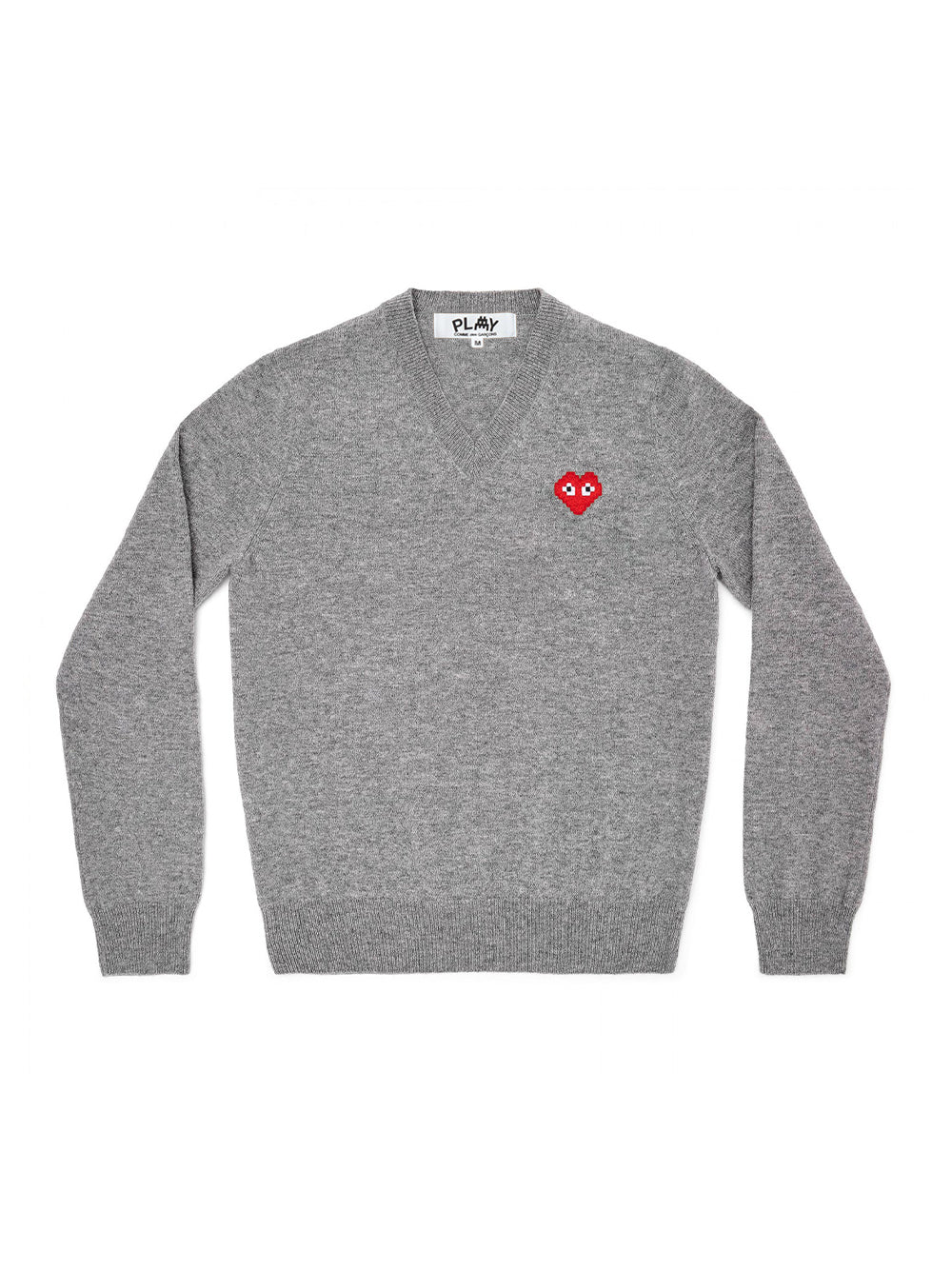 Women Invader V-Neck Sweater (Light Grey)