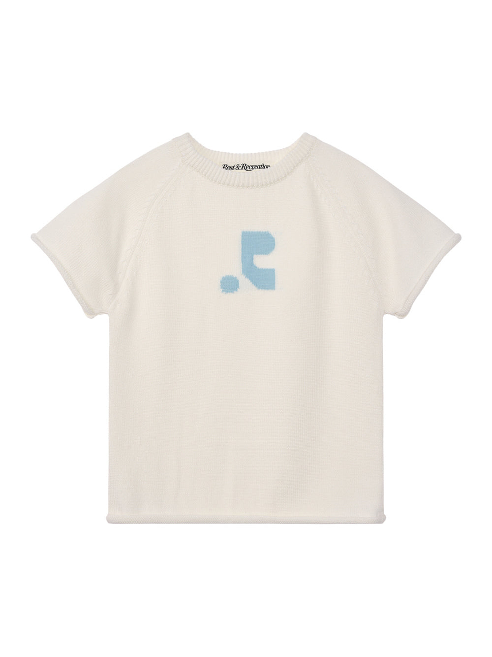 Women Jacquard Knit Top (White)