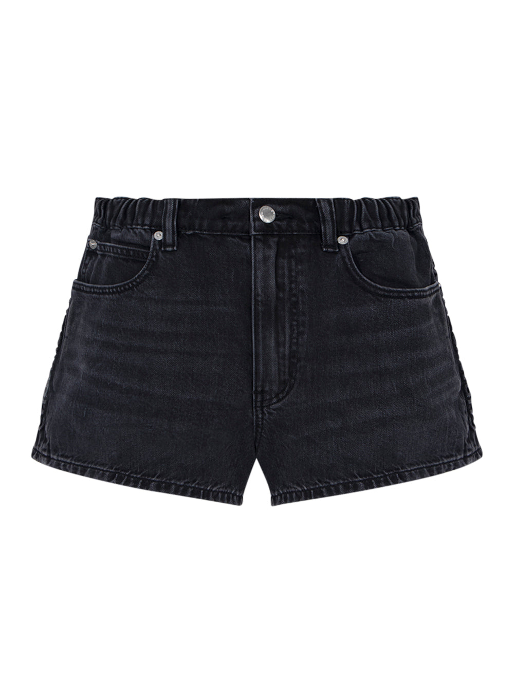 Women Logo-Embossed Marathon Shorts (Grey Aged)