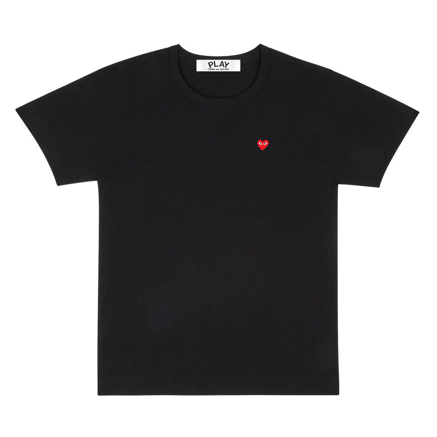 Women Mini Heart T-Shirt (Black)