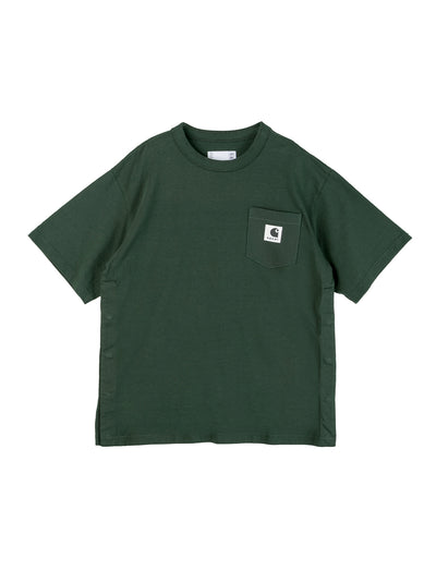 Women Sacai x Carhartt WIP Cotton Jersey T-Shirt (Green)