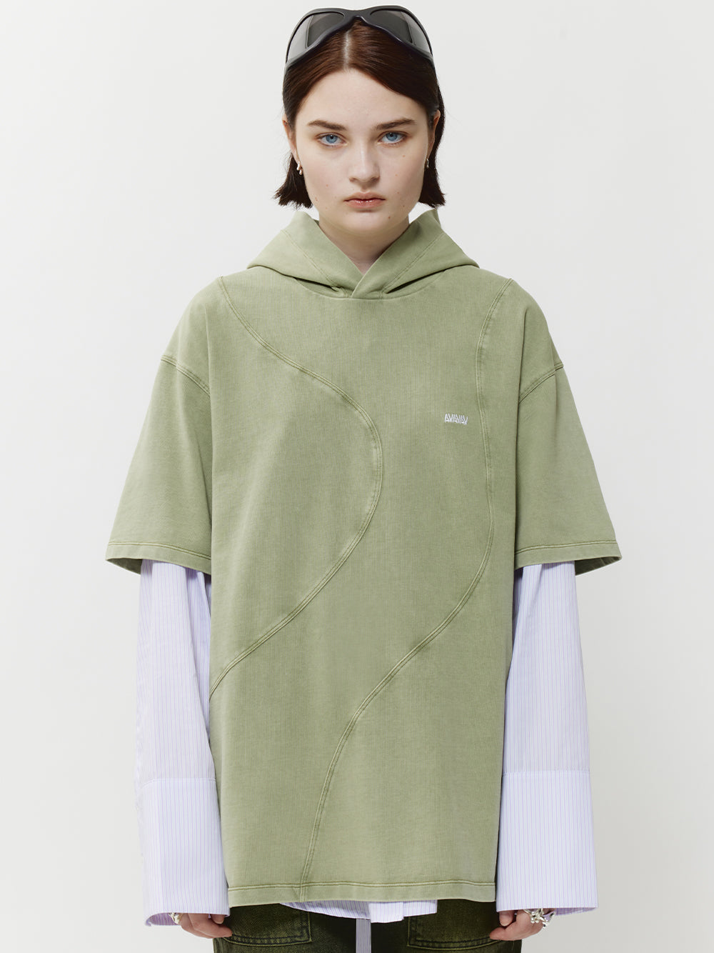 Hooded T-shirt Green