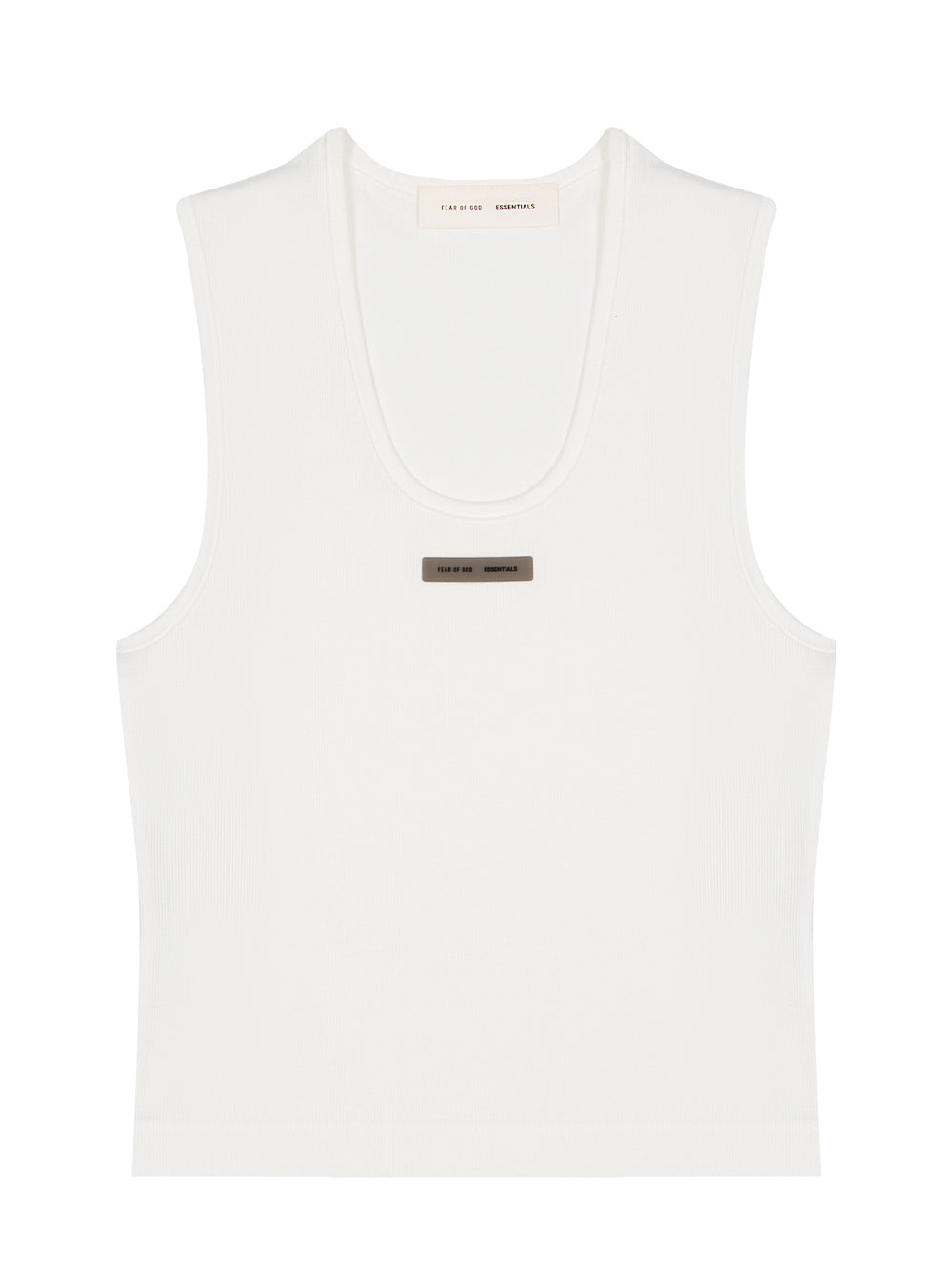 Womens Rib Tank (Cloud White)