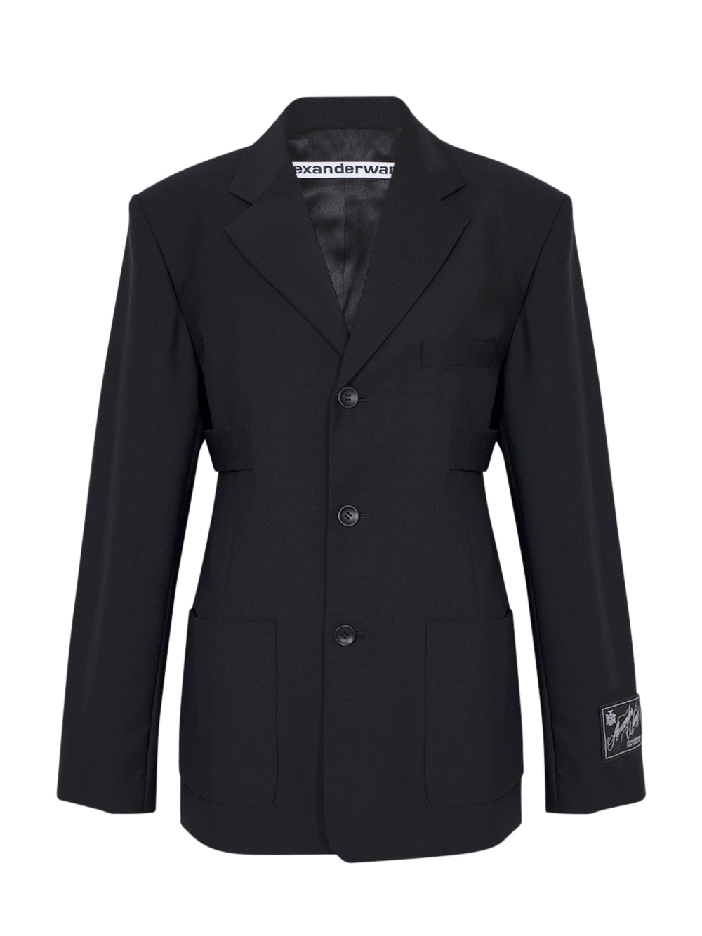 Wool Mohair Blazer (Black)