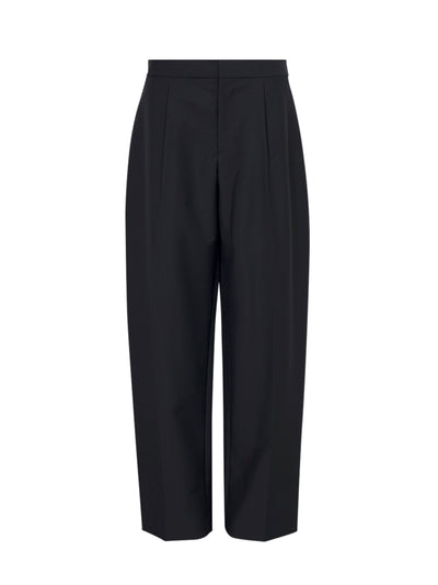 Wool Mohair Tailored Pant (Black)