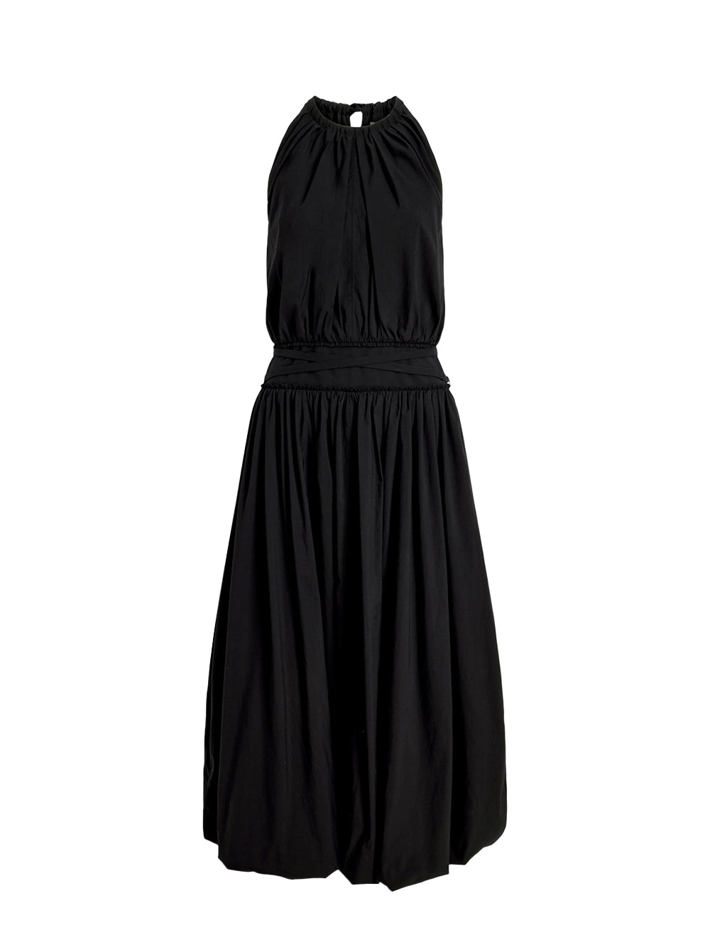 Wylie Dress In Tech Poplin (Black)
