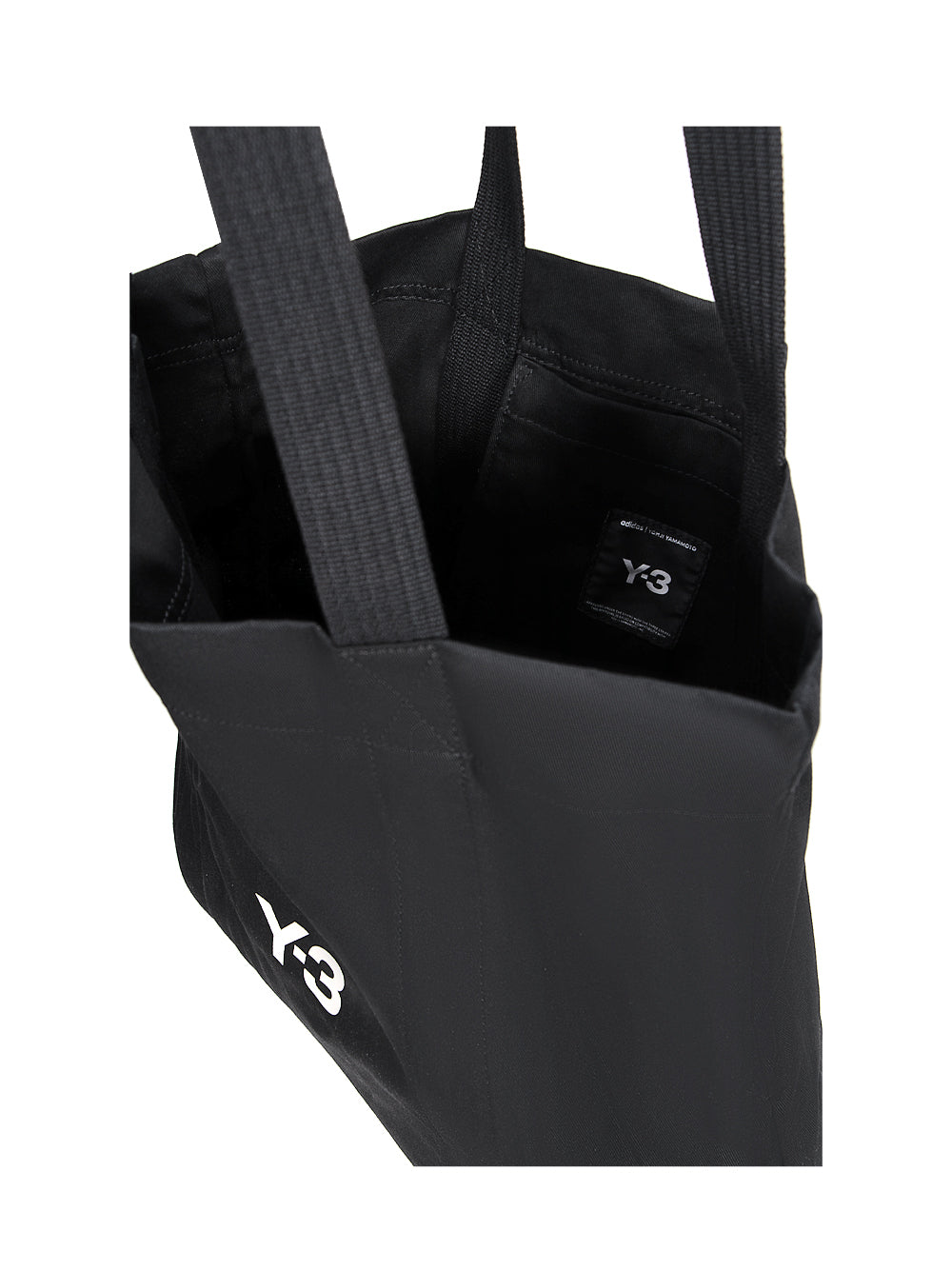 Y-3 Canvas Tote (Black/Talc)
