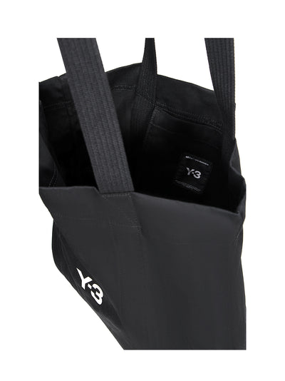 Y-3 Canvas Tote (Black/Talc)