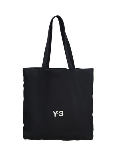Y-3 Canvas Tote (Black/Talc)