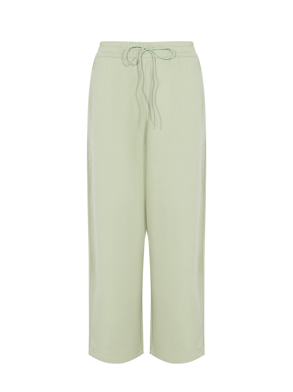 Y-3 French Terry Wide Leg Pants (Magic Lime)