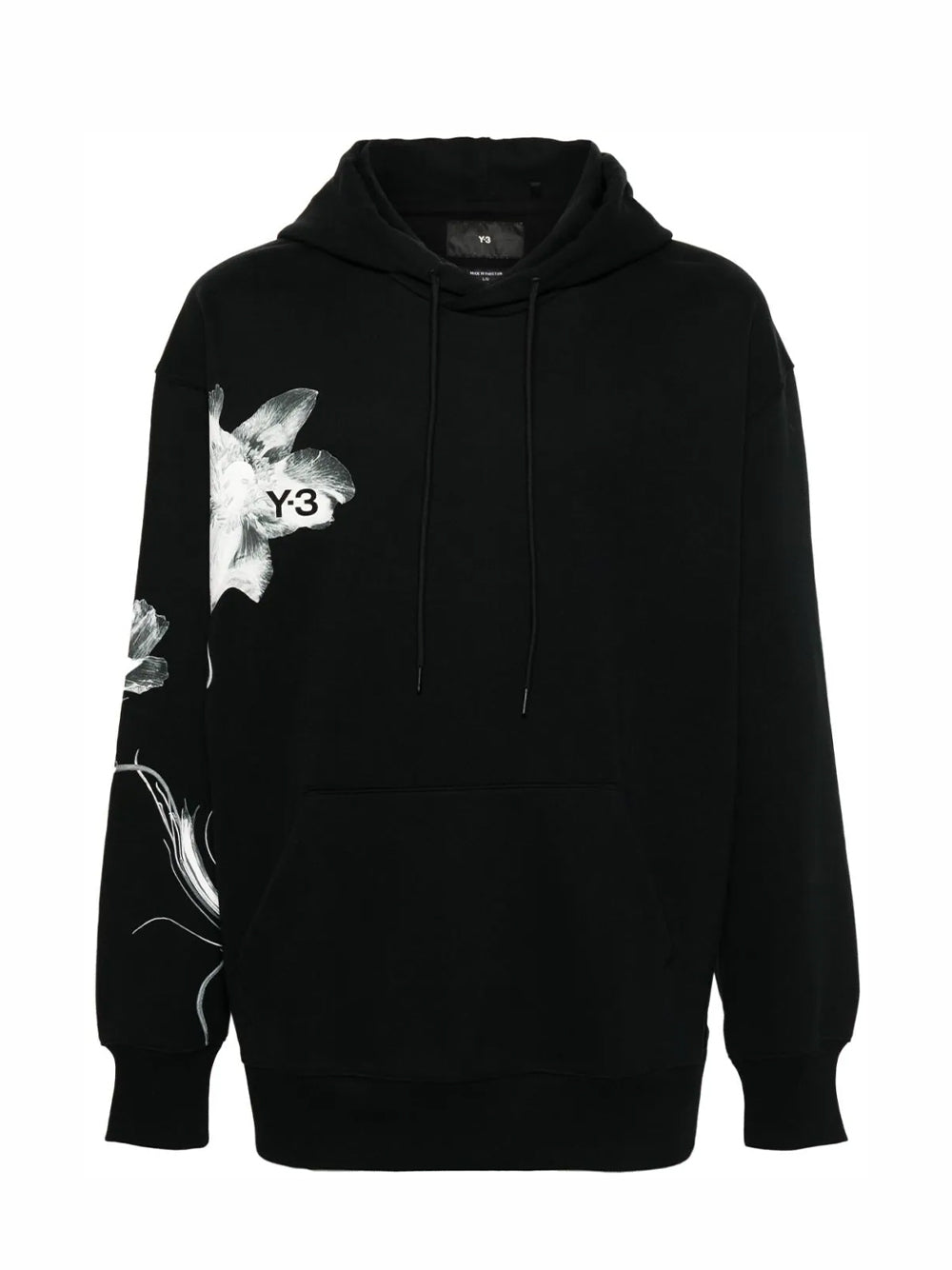 Graphic French Terry Hoodie (Black)