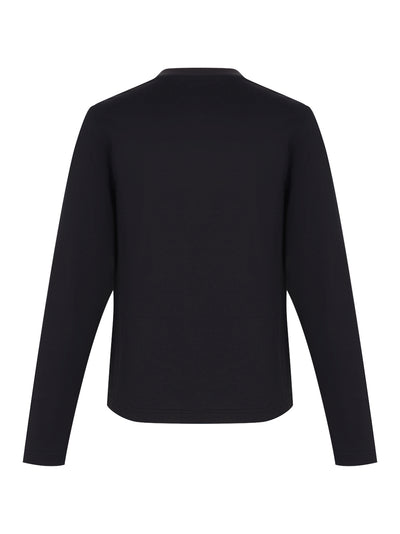 Y-3 Logo Long Sleeve Tee (Black)