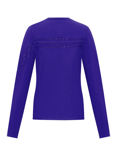 Long Sleeve Tee (Collegiate Purple)