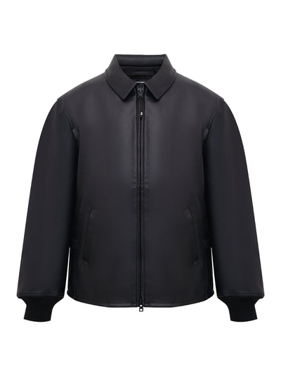 Pleather Jkt Black