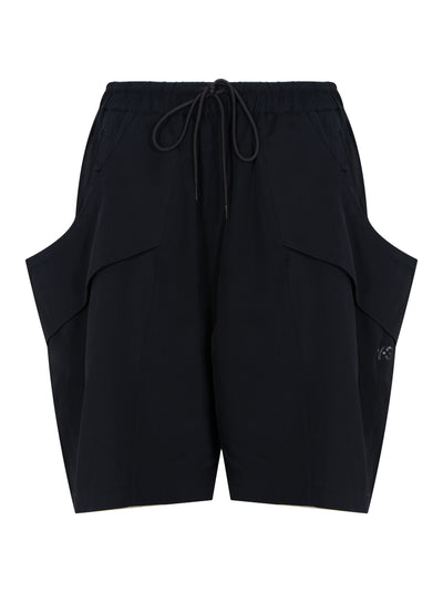 Y-3 Rayon Twill Shorts (Black)