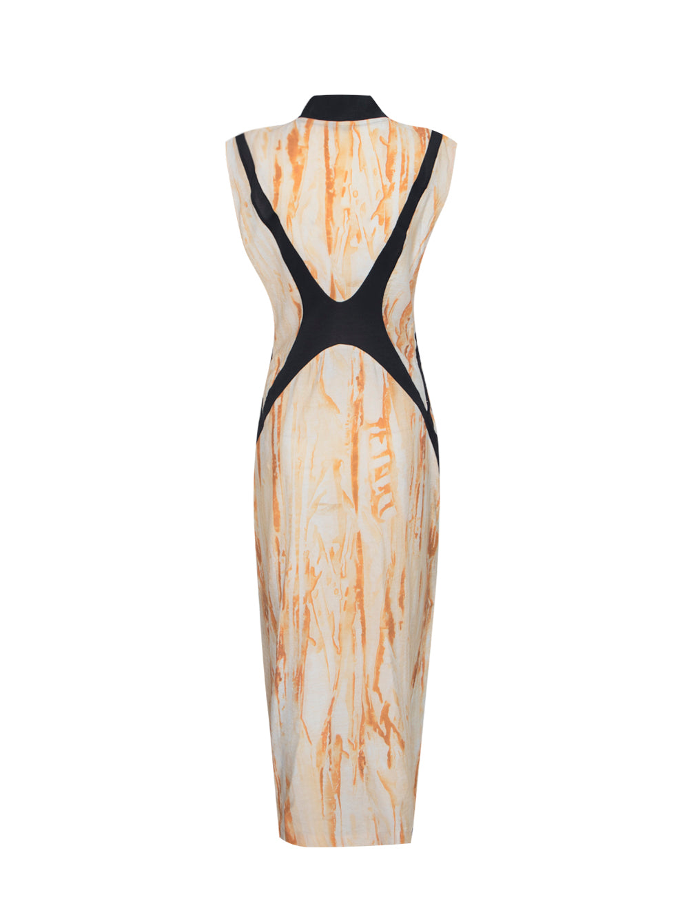 Rust Dye Dress (Multicolor / Black)
