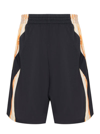Rust Dye Shorts (Black / Multicolor)