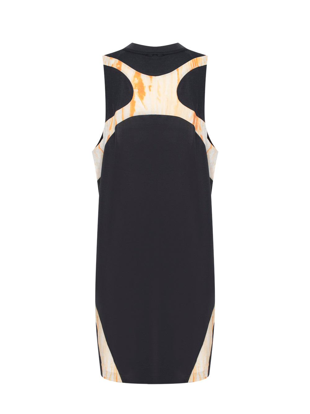 Rust Dye Tank Dress (Black / Multicolor)