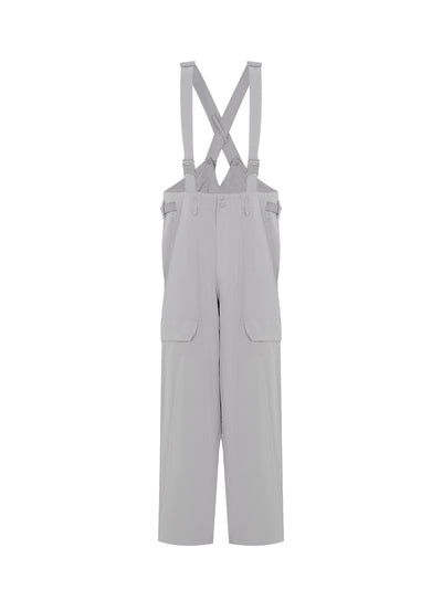 Suspender Pants (Solid Grey)