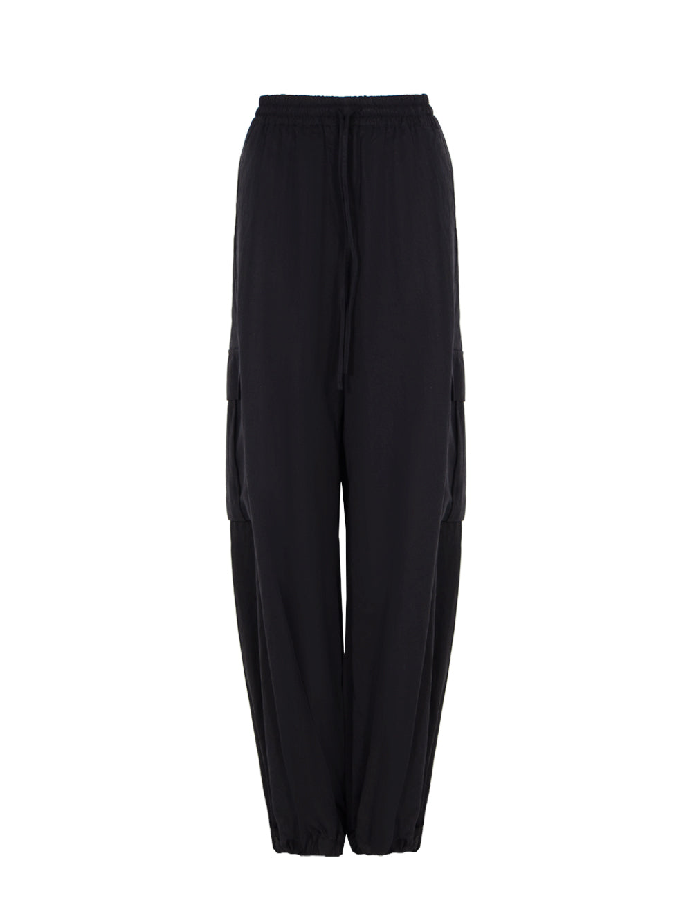 Washed Twill Cargo Pant (Black)