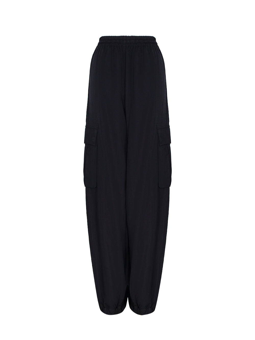 Washed Twill Cargo Pant (Black)