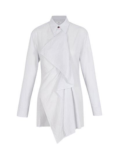 Ladies Woven Shirt White