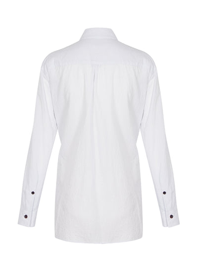 Ladies Woven Shirt White