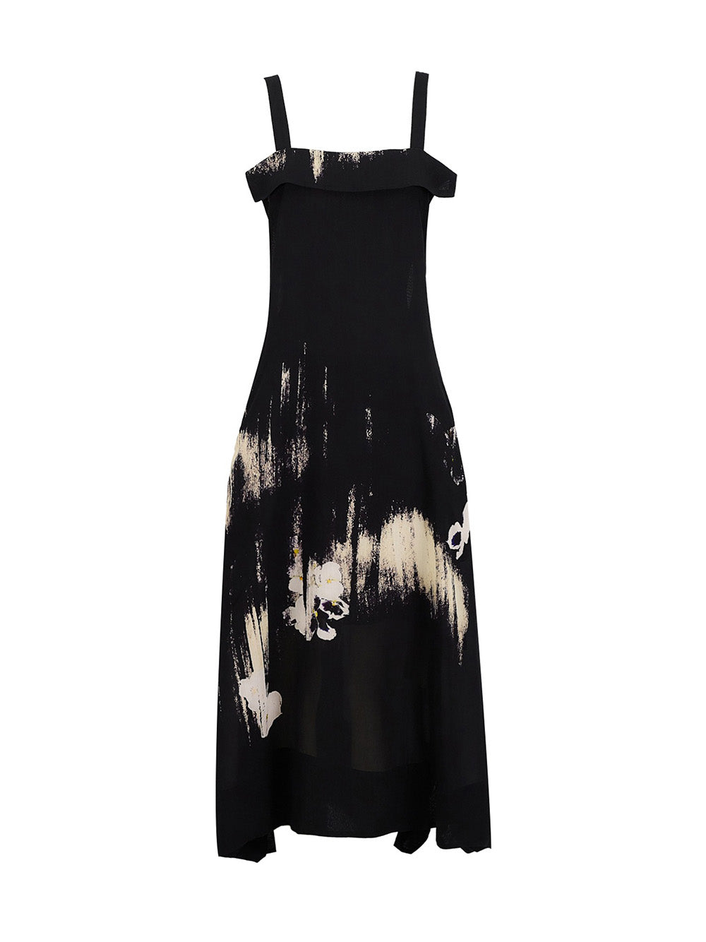    Y'S-LadiesWovenDress-Black-1