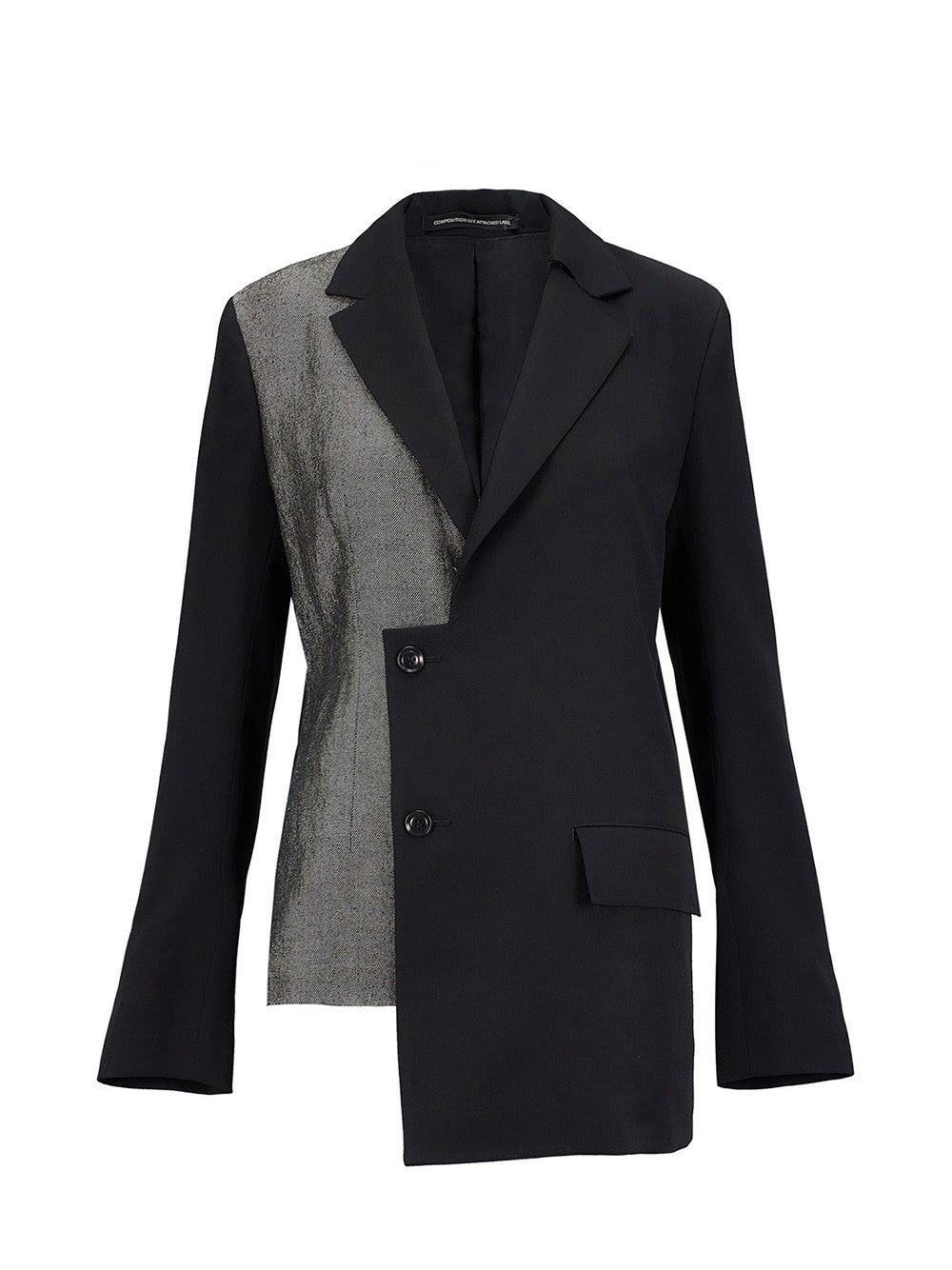 Y'S-LadiesWovenJacket-Black-1