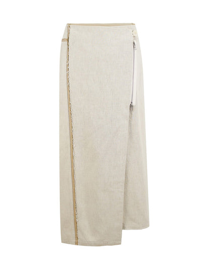    Y'S-LadiesWovenSkirt-OffWhite_1