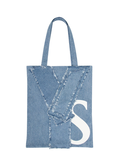 Y-Design Patchwork Tote Light Blue