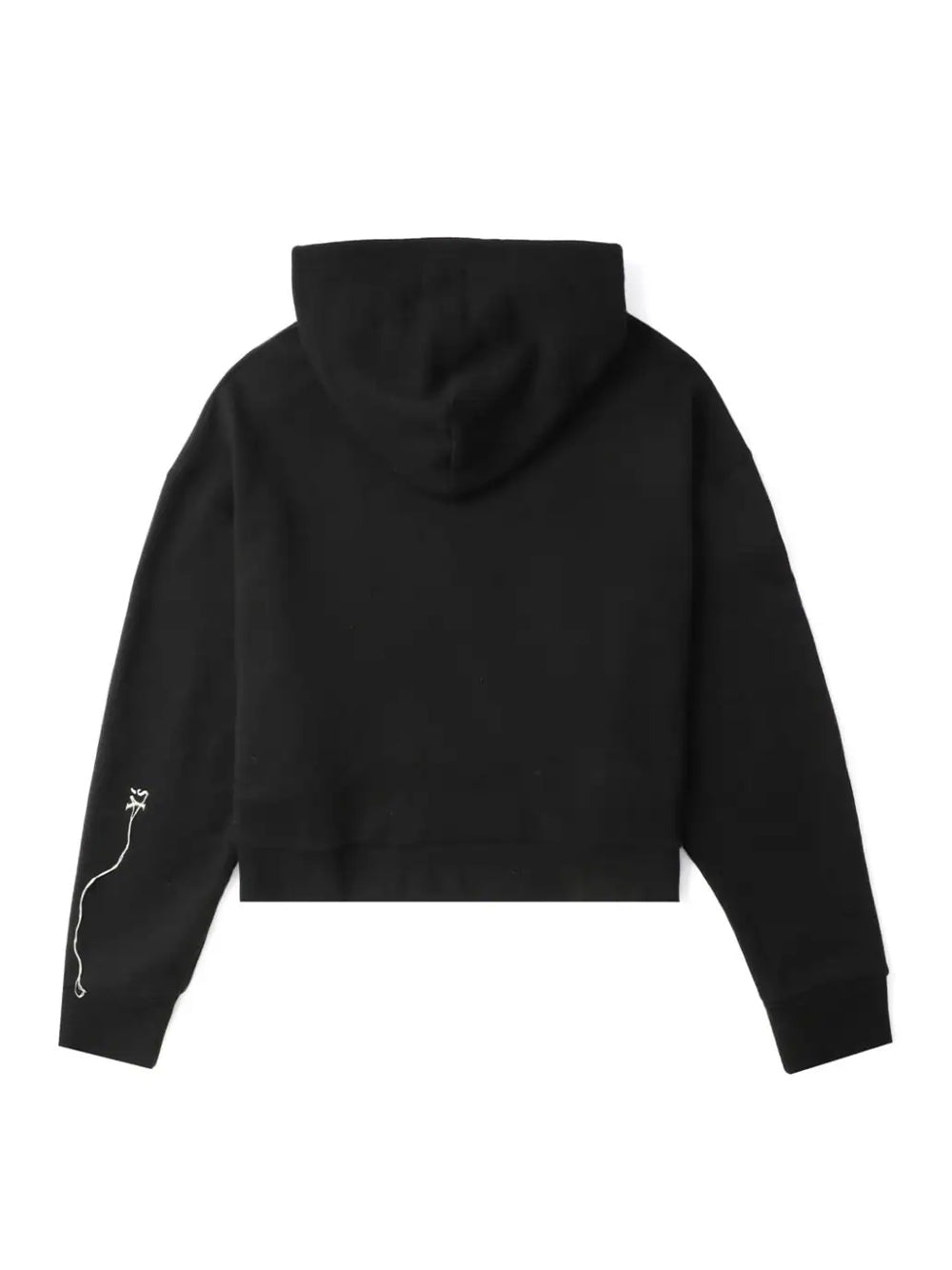 Logo-embroidered Cotton-blend Hoodie (Black)