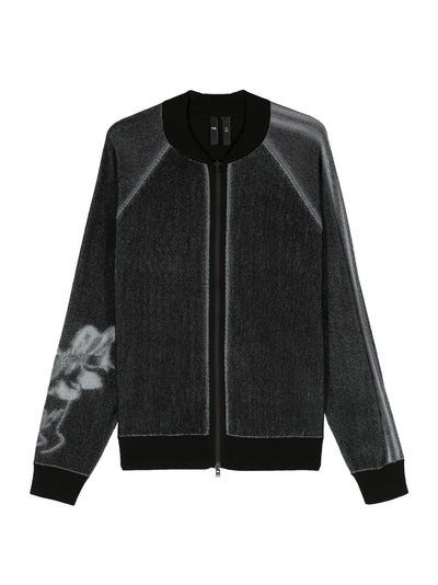 GFX Knit Cardigan (Black/White)