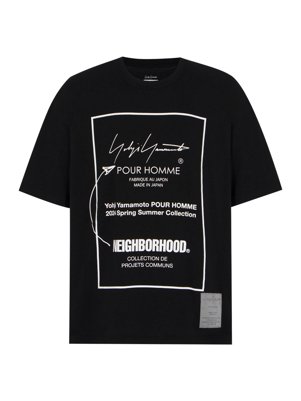 Yohji Yamamoto X Neighborhood PT Short Sleeve (Black)