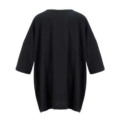 Ys-Block-Printed-Round-Neck-T-Shirt-Black-2