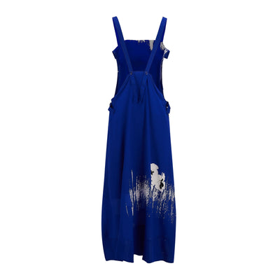    Ys-Blurred-Pansy-Print-Dress-Blue-2