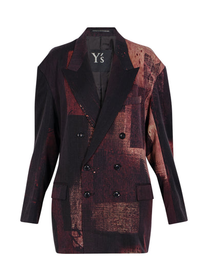 Ys-Wool-Gabardine-Abstract-Block-Print-Oversized-Tailored-Jacket-Red-1