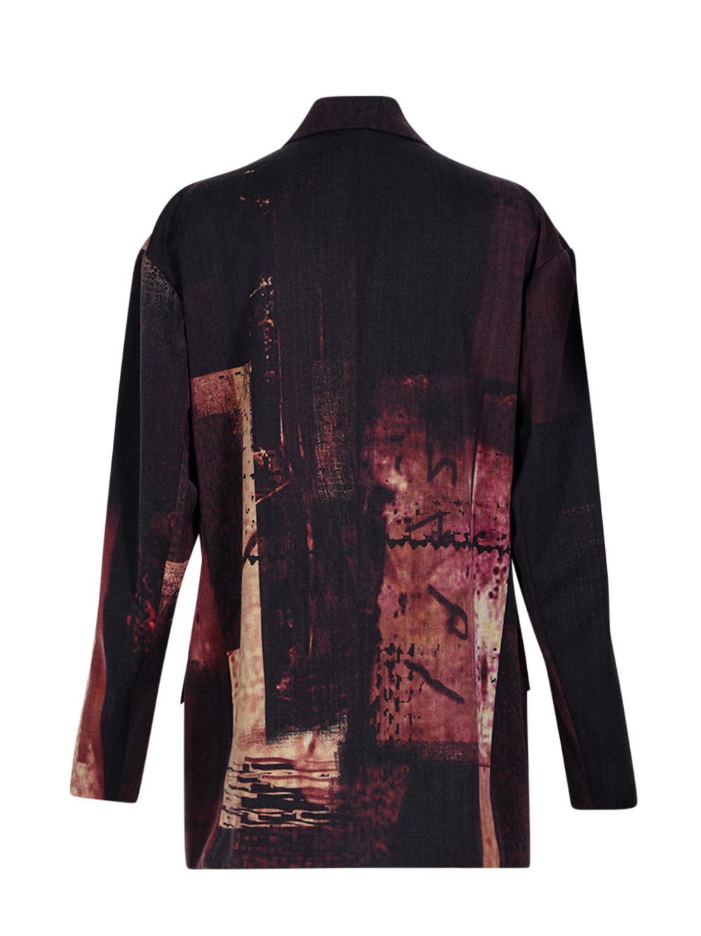 Ys-Wool-Gabardine-Abstract-Block-Print-Oversized-Tailored-Jacket-Red-2