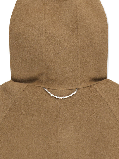 Sasha Hoodie Coat Brown