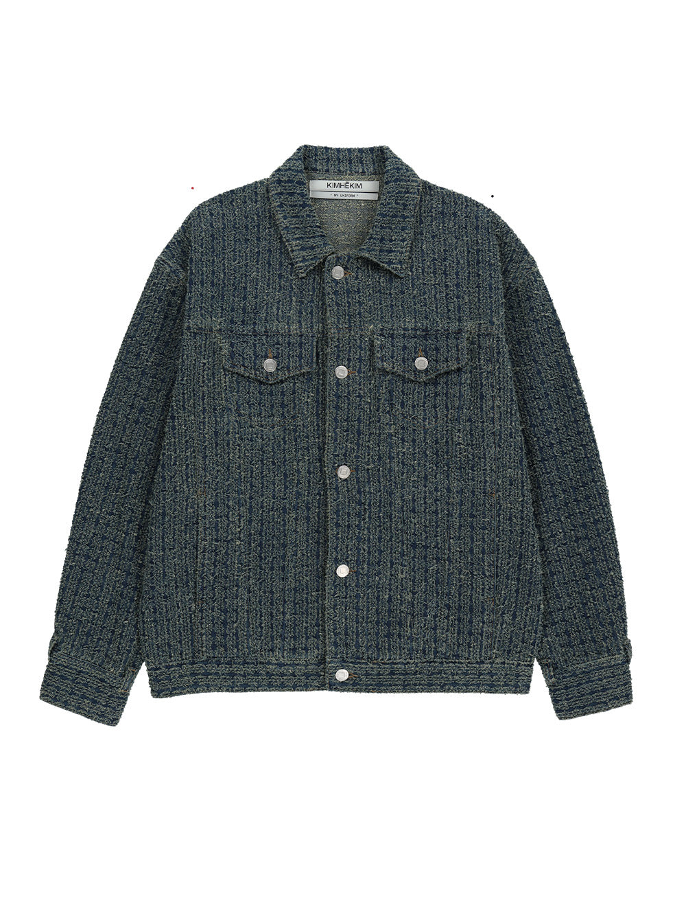 Denim Tweed Jacket Blue