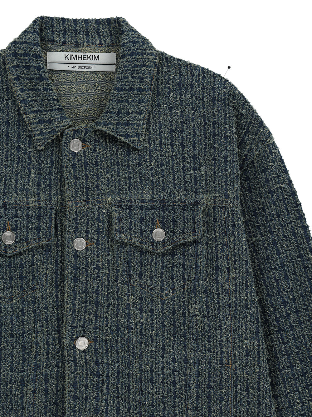 Denim Tweed Jacket Blue