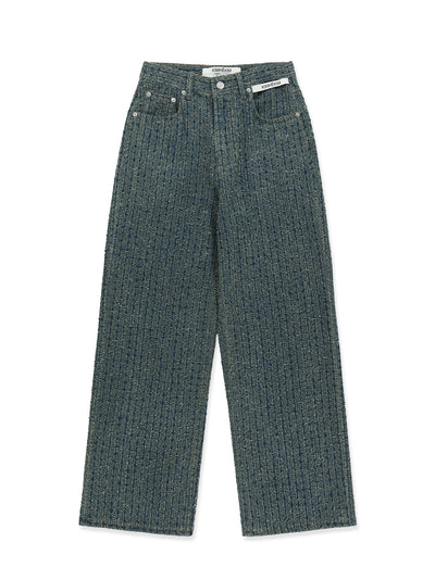 Denim Tweed Jeans Blue