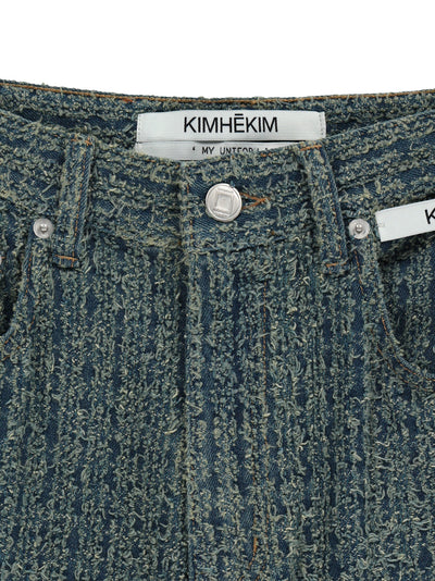 Denim Tweed Jeans Blue