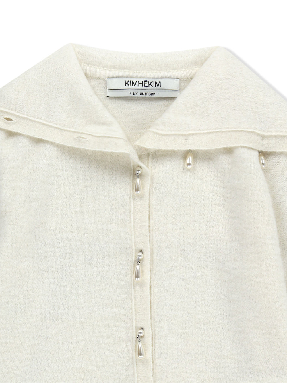 Sailor Collar Cardigan Ivory